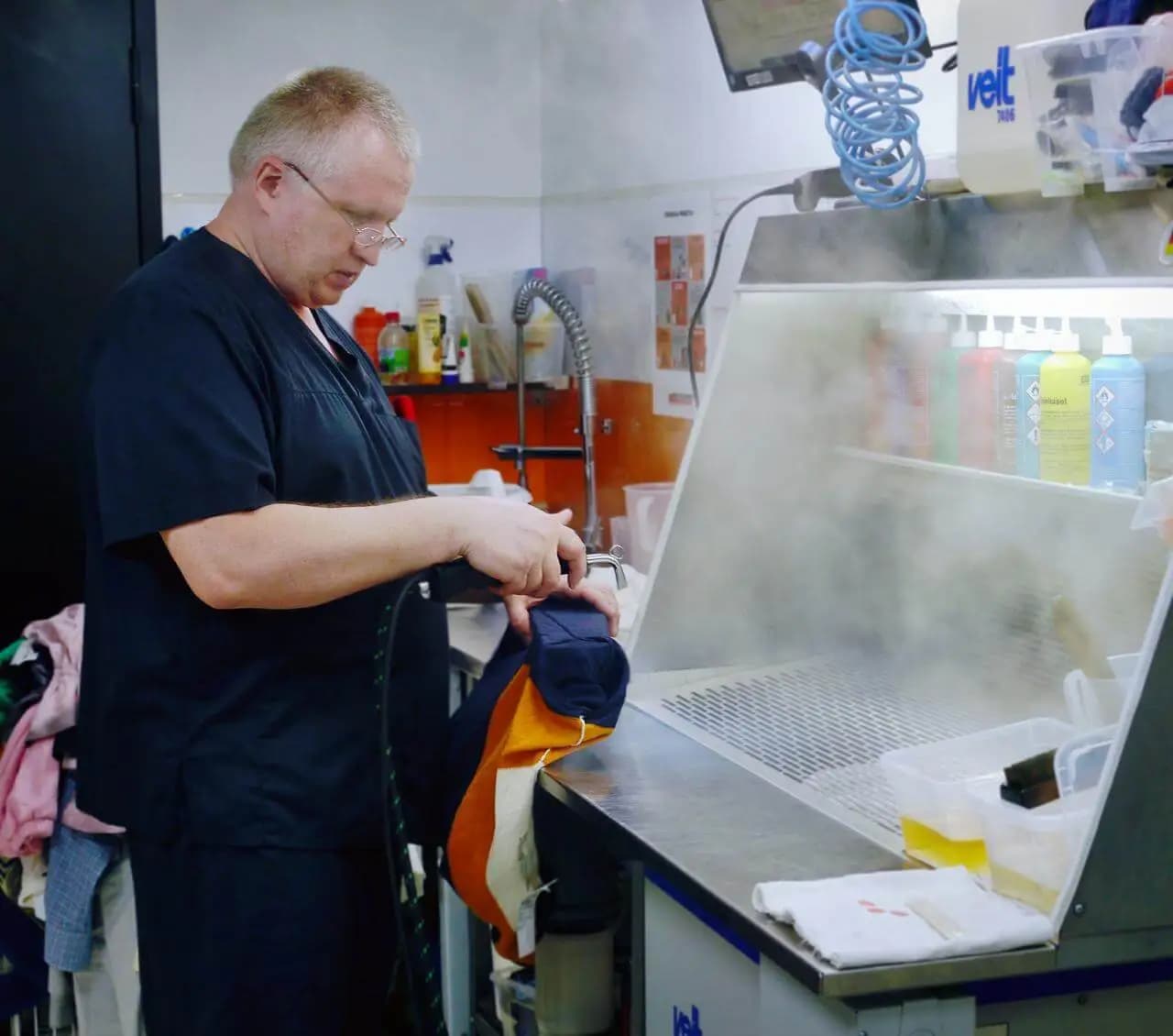 Немецкие химические материалы на производстве iCleaning